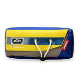 BRAVE Mountain Adventure Canvas Pencil Case with Toggle Lock – Multi-Layer Large Stationery Pouch | Yellow 1
