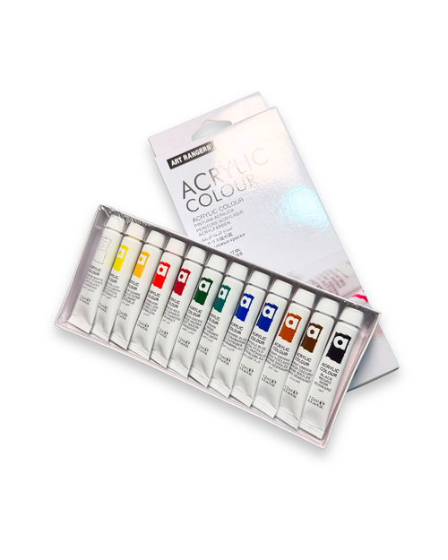 Art Rangers Acrylic Colour Set – 12 x 12ml Tubes