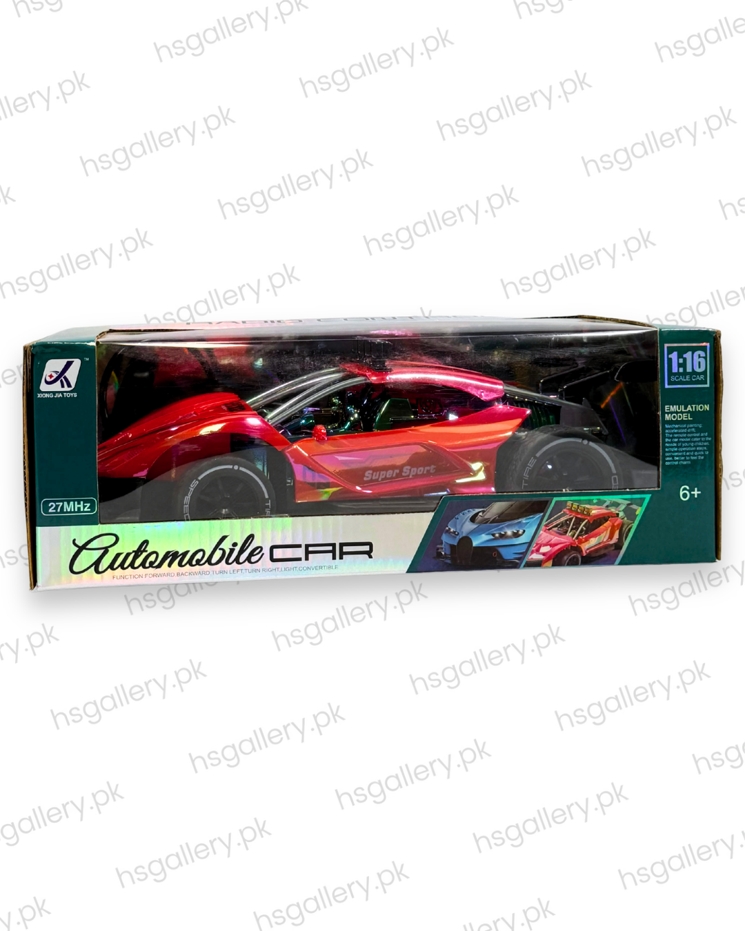 1:16 Scale Emulation Supercar RC Racing Vehicle (27MHz) RED
