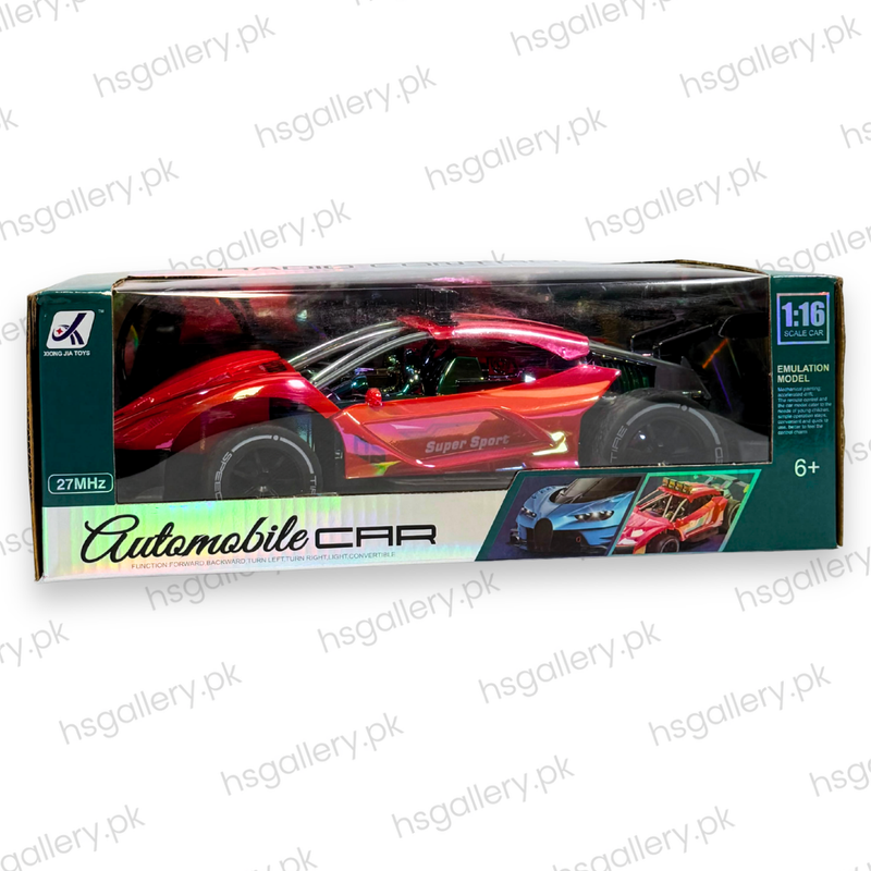 1:16 Scale Emulation Supercar RC Racing Vehicle (27MHz) RED