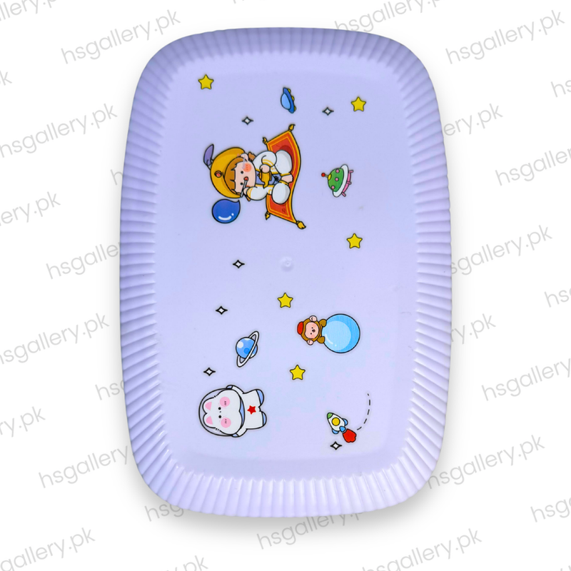 Cute Space Boy / Astronaut 2-Compartment Stainless Steel Lunch Box