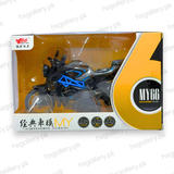 1:10 Scale Alloy Die-Cast Sports Motorcycle Toy with Lights & Sound 1