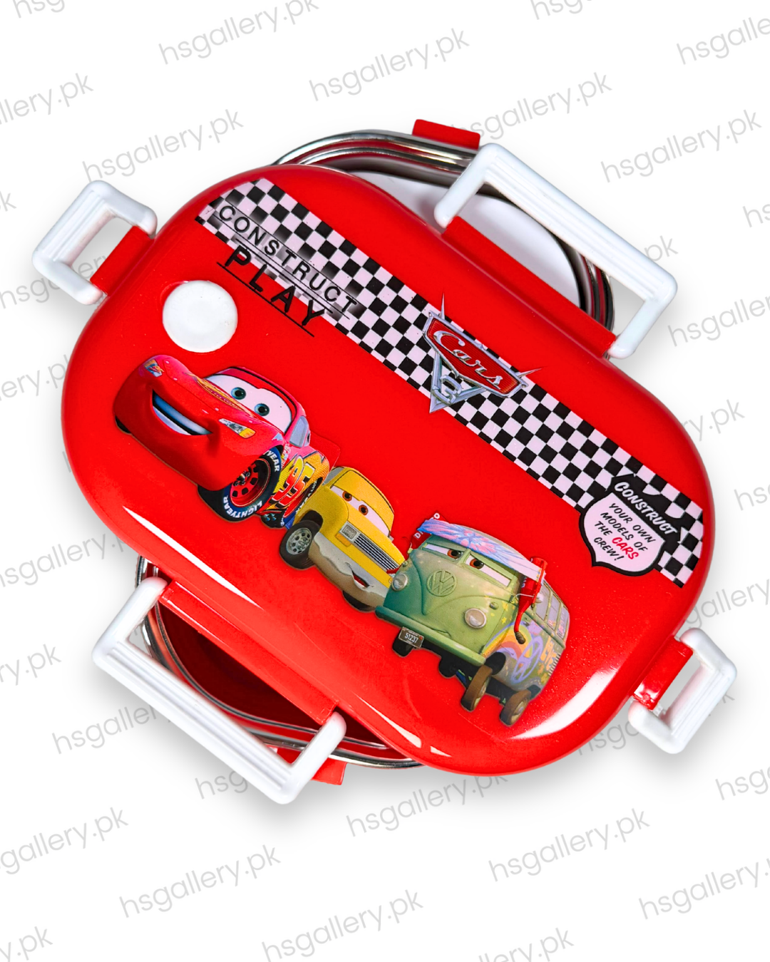 Disney Cars Stainless Steel Insulated Lunch Box with Sub-Box & Spoon