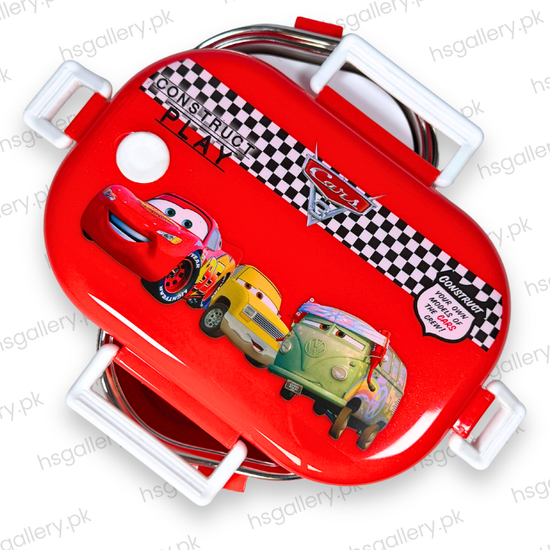 Disney Cars Stainless Steel Insulated Lunch Box with Sub-Box & Spoon