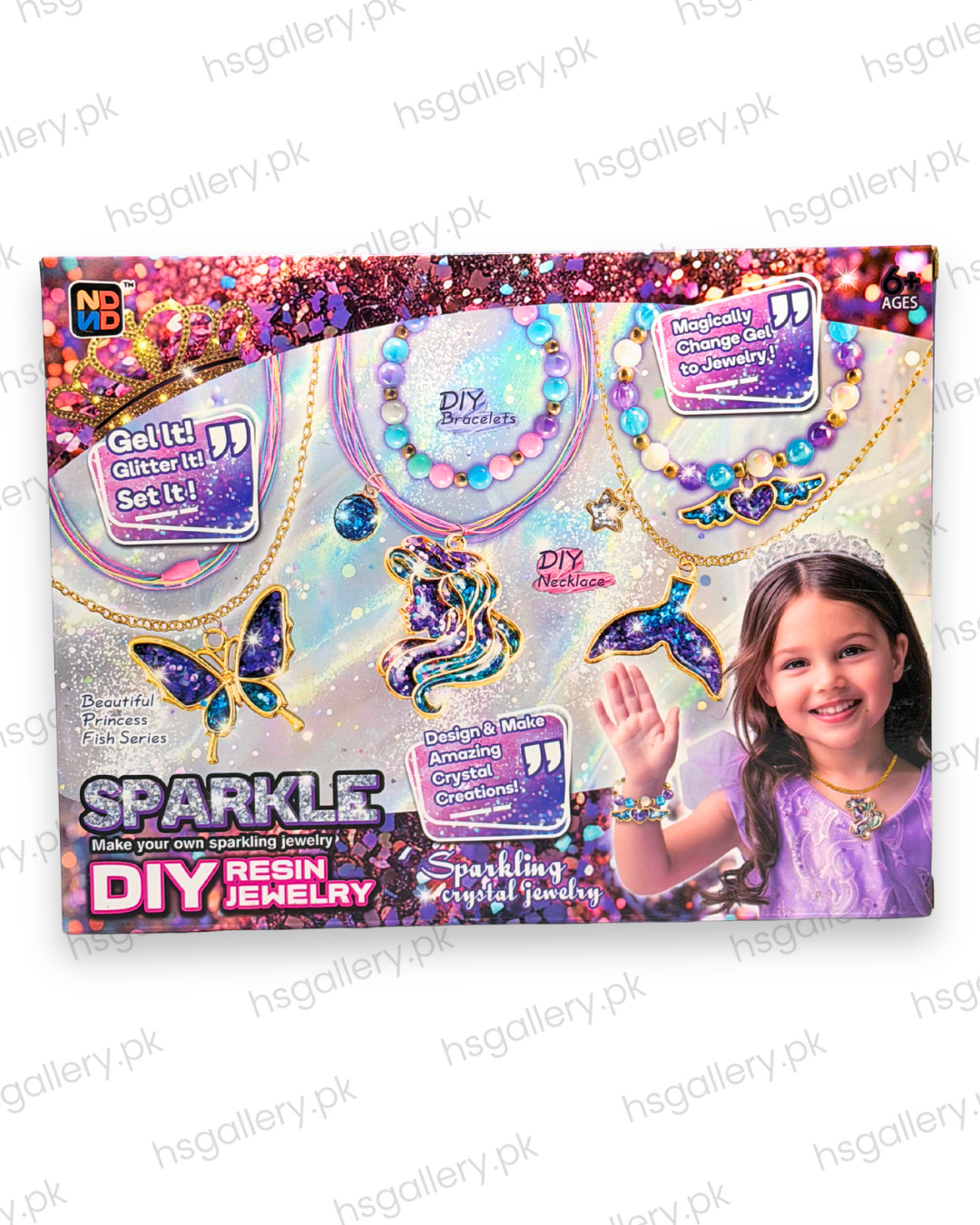 DIY Sparkle Resin Jewelry Craft Kit