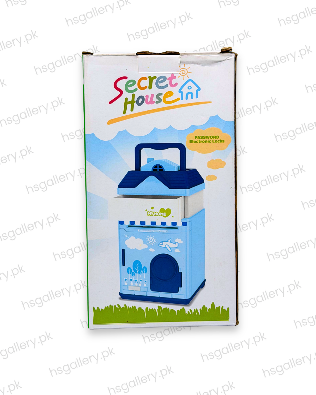 Secret House Electronic Password Piggy Bank Safe Box | PINK
