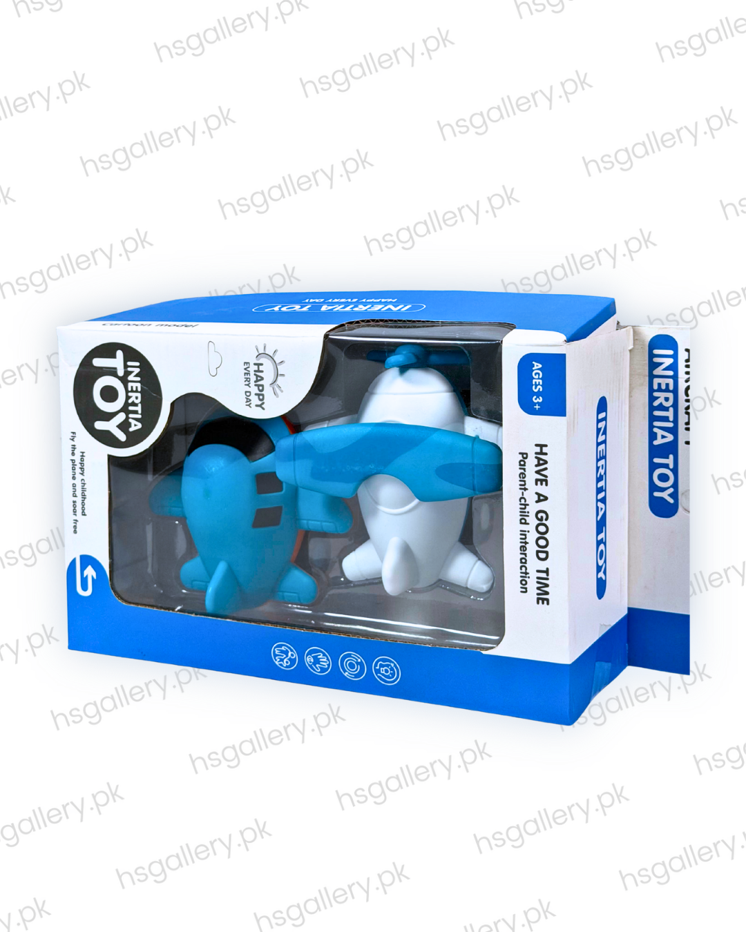 Cartoon Inertia Airplane Toy Set for Toddlers (Pack of 2)