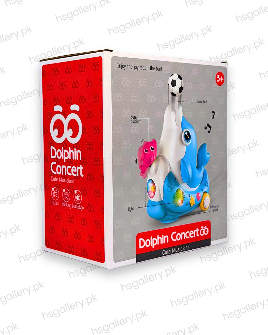 Dolphin Concert Musical Electric Toy (Floating Ball & Bump-and-Go)