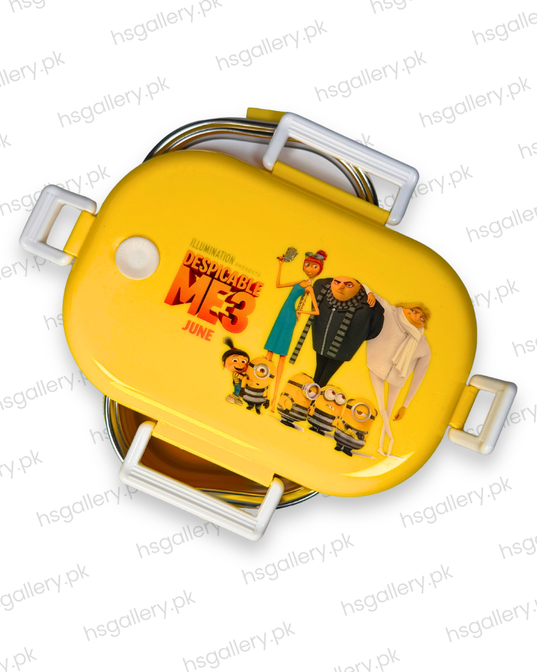 Despicable Me 3 Minions Stainless Steel Insulated Lunch Box with Sub-Box & Spoon