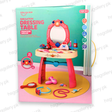 Kids Simulation Dressing Table Vanity Set with Lights & Music 1