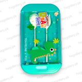 Cute Dinosaur 2-Compartment Bento Lunch Box with Cutlery 1