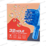 32-Hole Electric Gatling Bubble Gun Machine with Fan 2