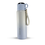 HELLO DRINK STEEL WATER BOTTLE WITH STRAP CAP | 750ML | BLACK 4