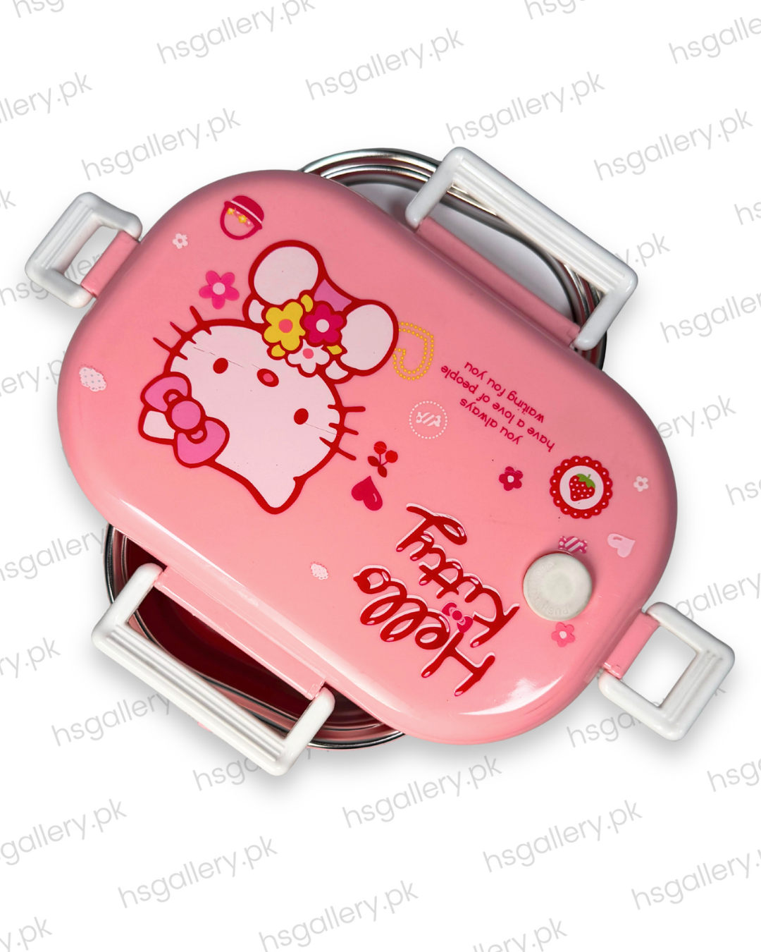 Hello Kitty Stainless Steel Insulated Lunch Box with Sub-Box & Spoon