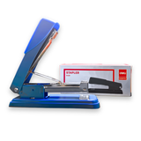 Deli Essential Half-Strip Metal Stapler (Model NO.: 0426 / E0426) - Blue 2