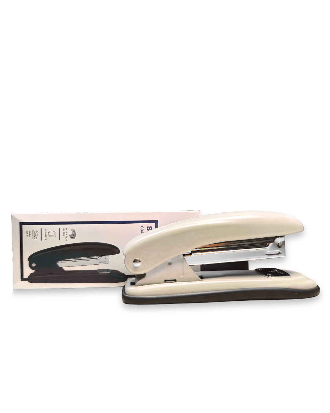 Deli Pro Ergonomic Full-Strip Metal Stapler (Model NO.: 0344 / E0344)