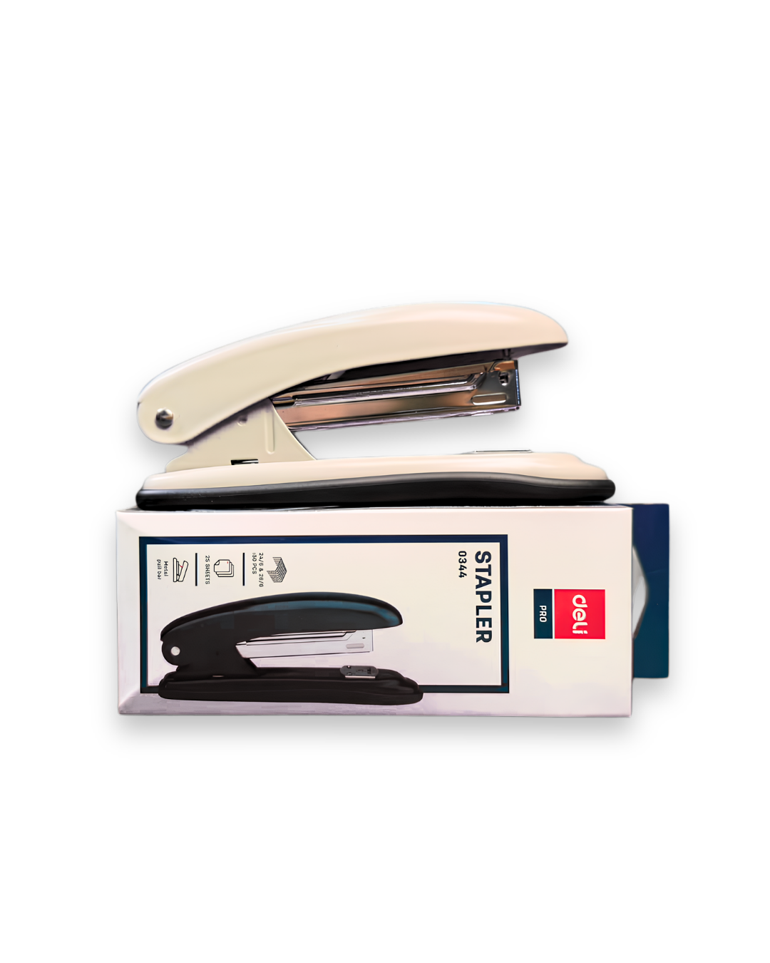 Deli Pro Ergonomic Full-Strip Metal Stapler (Model NO.: 0344 / E0344)
