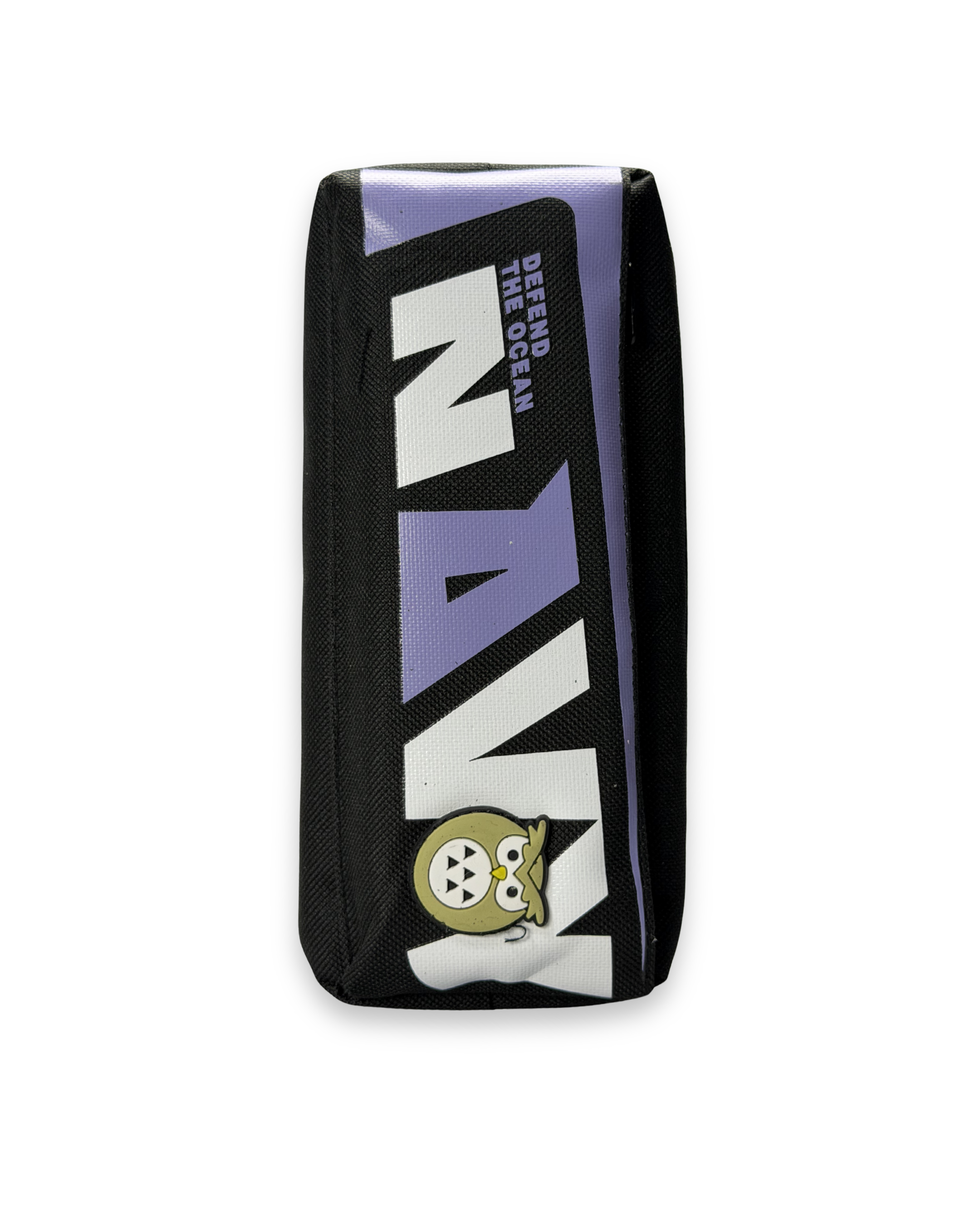 NAVY Premium Light Blue Canvas Pencil Case – Heavy Duty Large Capacity Pouch