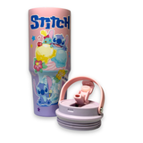 Disney Stitch Ice Cream Theme Dual-Tone Pink & Violet Thermal Flask – Vacuum Insulated Water Bottle for School & College 2