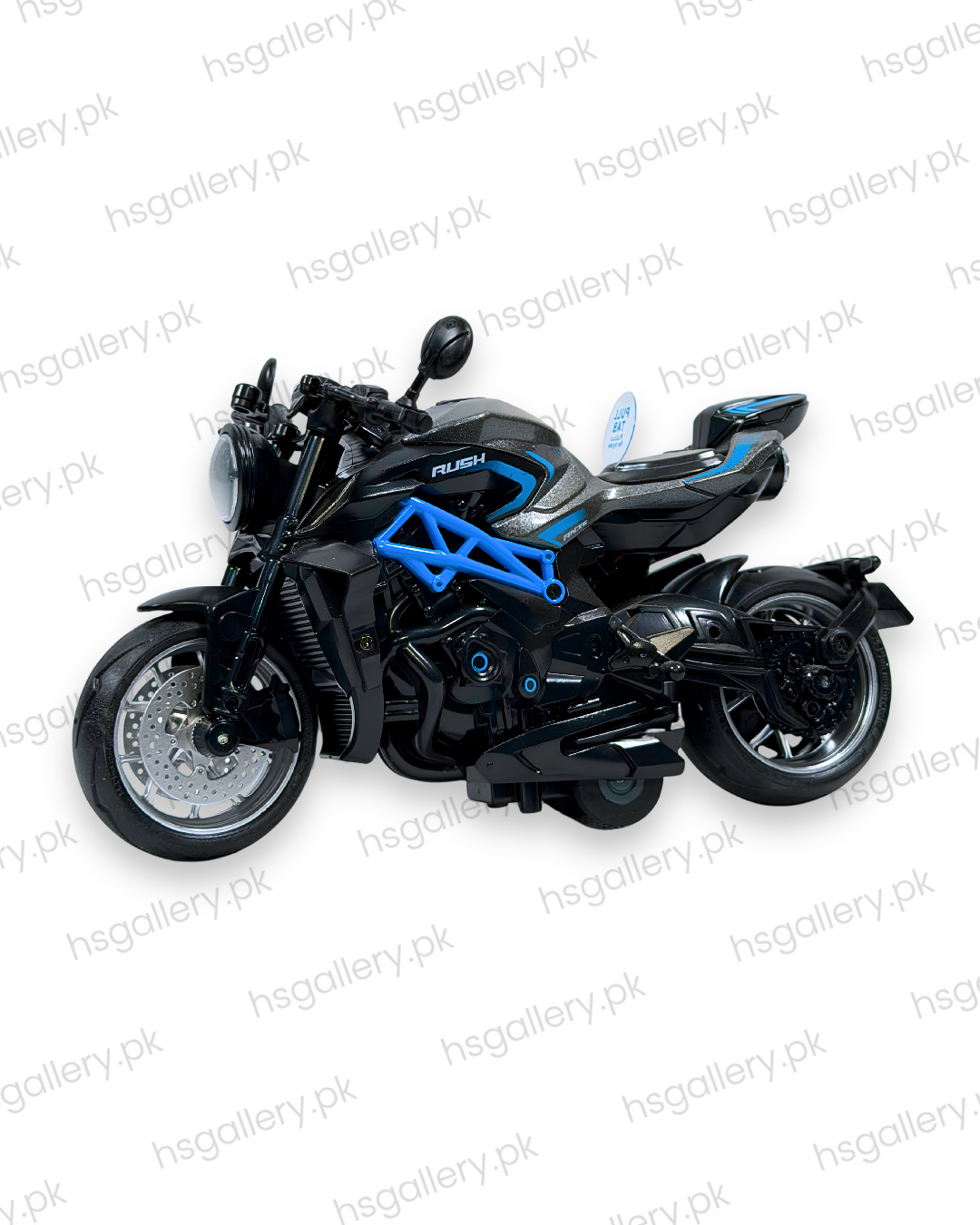 1:10 Scale Alloy Die-Cast Sports Motorcycle Toy with Lights & Sound