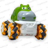 Cute Animal Remote Control Stunt Car with Mecanum Wheels 2