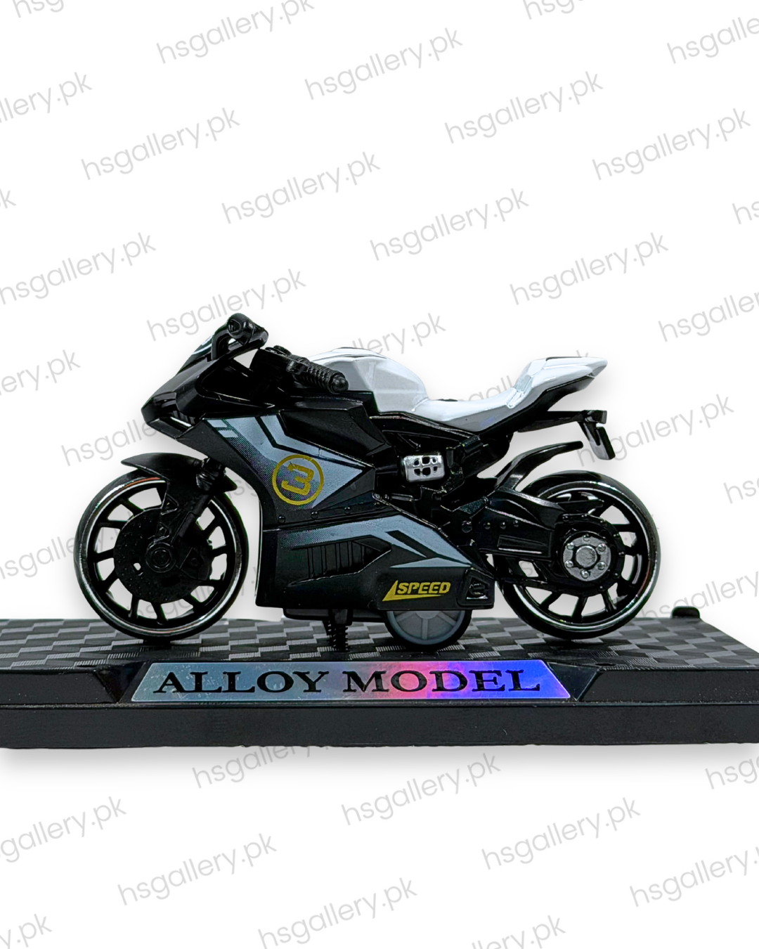Die-Cast Alloy Motorcycle Model with Showcase Cases