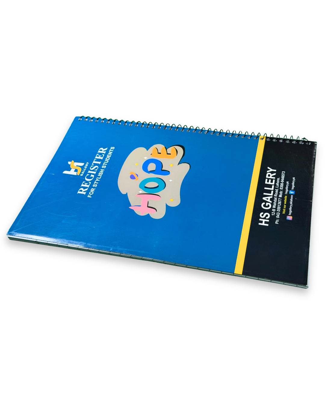 HS Gallery "HOPE" Spiral Bound Student Register / Notebook