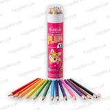 Goldfish Adventures of Flupa Colour Lead Pencils Tube - Pack of 12 Assorted Colours 2