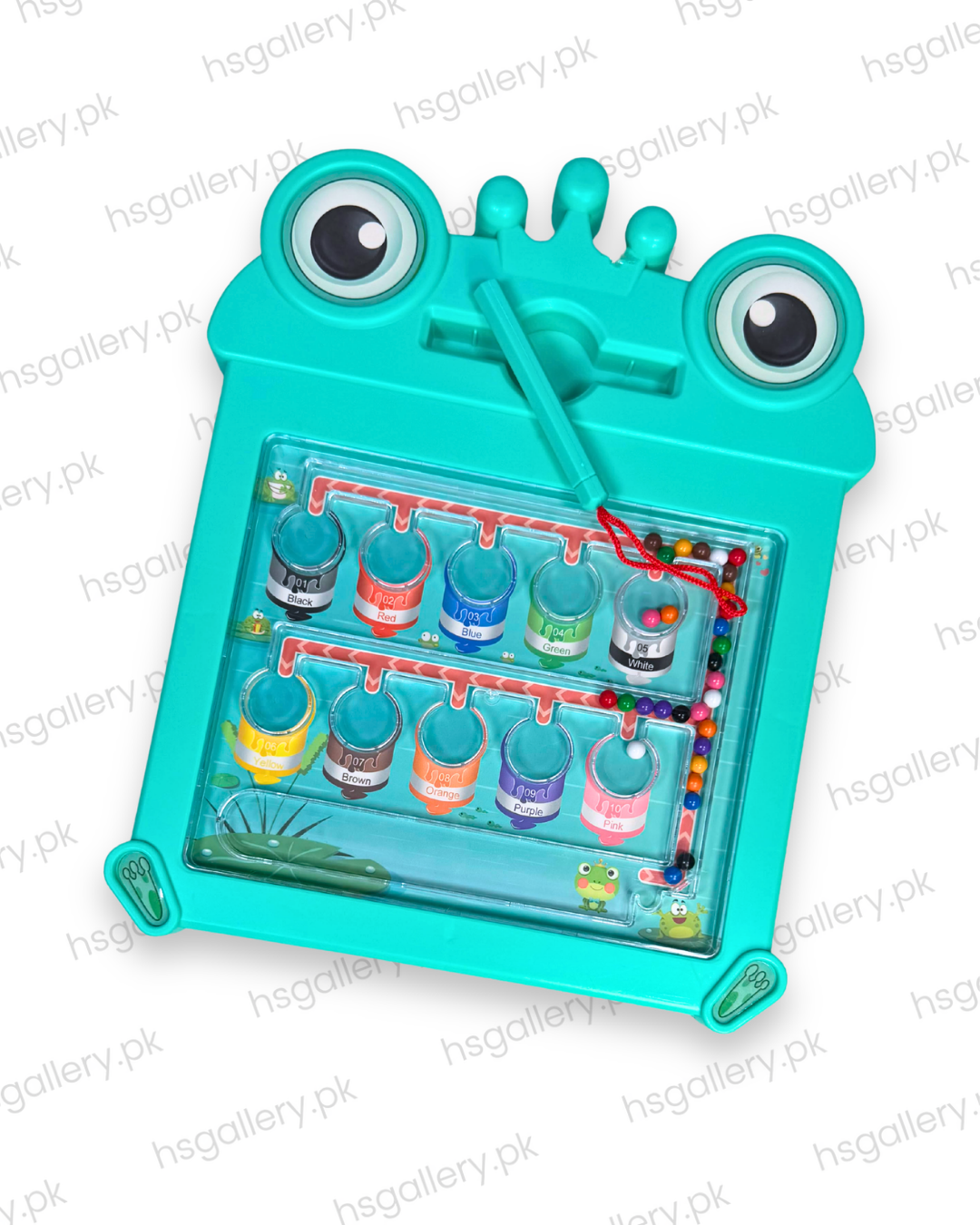 Frog Magnetic Color & Number Sorting Maze Board