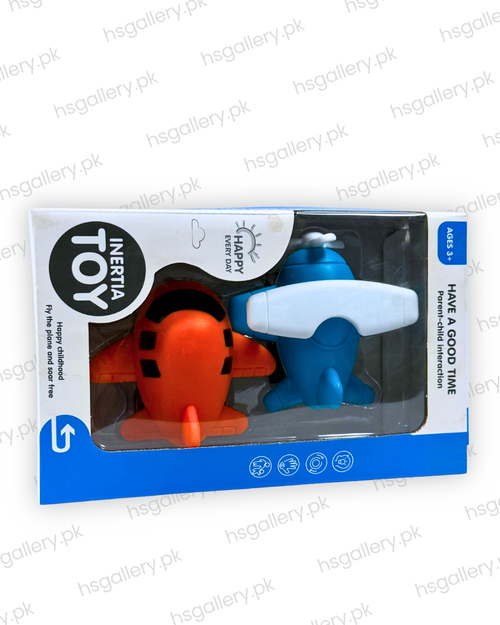 Cartoon Inertia Airplane Toy Set for Toddlers (Pack of 2)