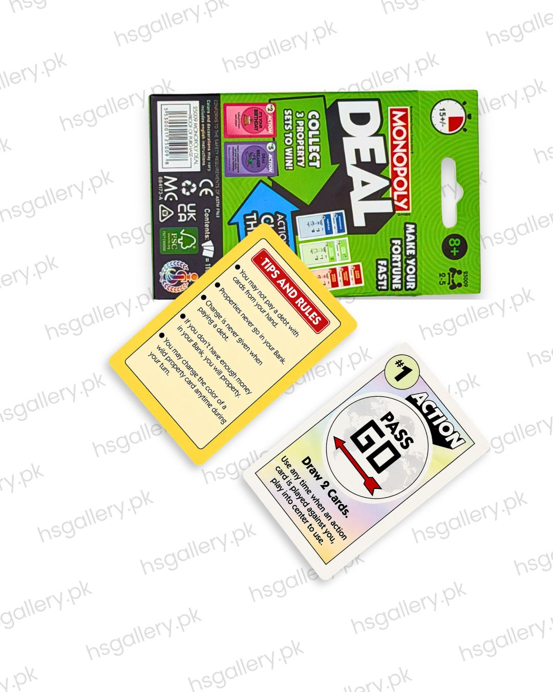 Monopoly Deal Fast-Dealing Property Trading Card Game
