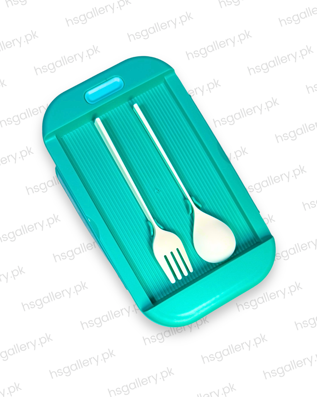 Cute Dinosaur 2-Compartment Bento Lunch Box with Cutlery