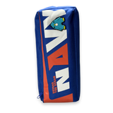NAVY Premium Light Blue Canvas Pencil Case – Heavy Duty Large Capacity Pouch 2