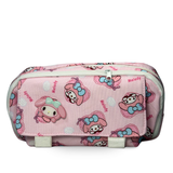 Cute Kawaii My Melody  Canvas Pencil Case – Multi-Compartment  Pouch for Girls | Pastel Pink 1