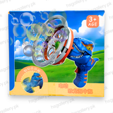 Electric Dinosaur Bubble Gun Machine with Fan Feature 2