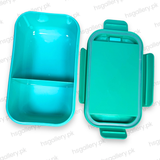 Cute Dinosaur 2-Compartment Bento Lunch Box with Cutlery 3