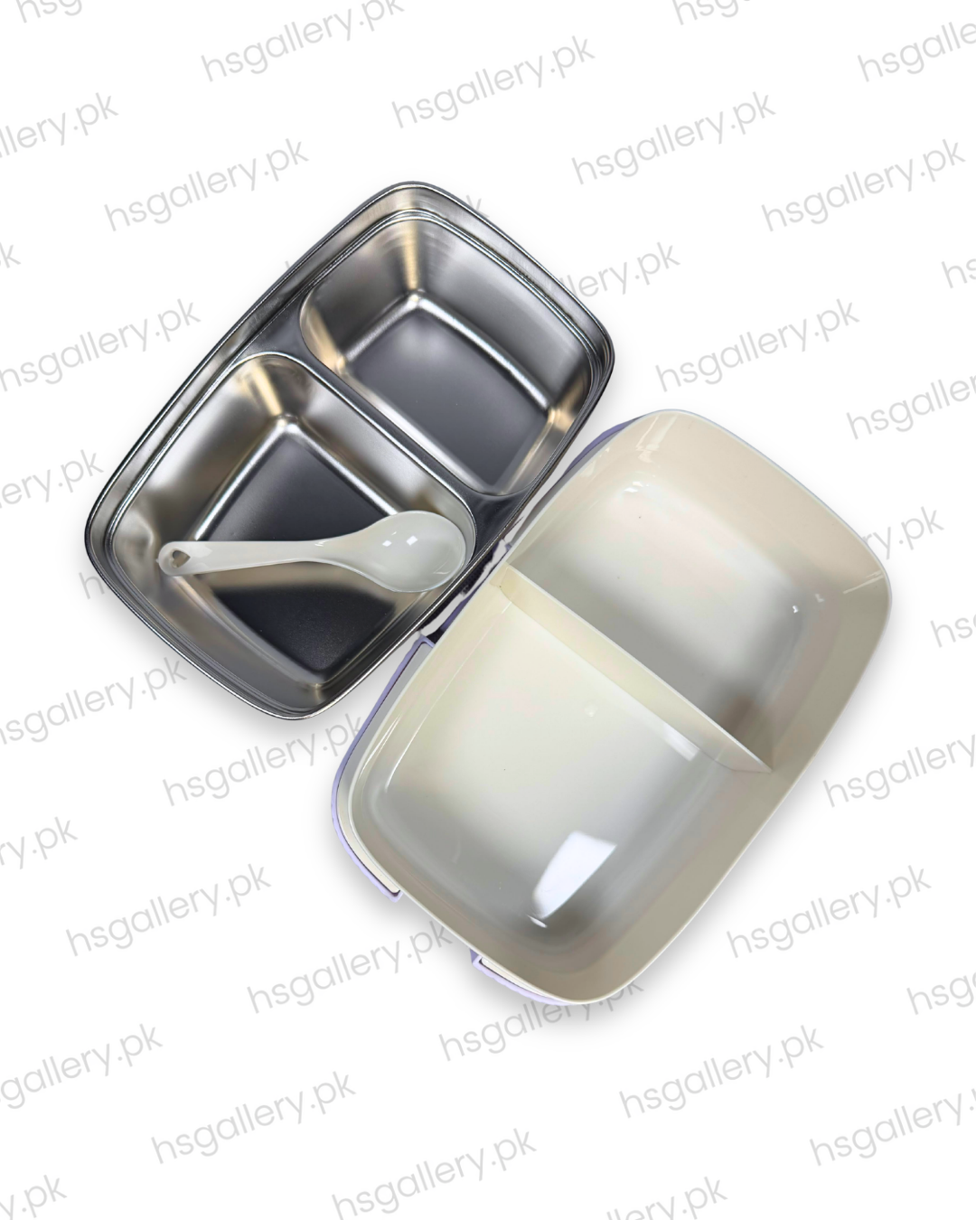 Cute Space Boy / Astronaut 2-Compartment Stainless Steel Lunch Box