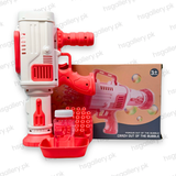 32-Hole Electric Gatling Bubble Gun Machine with Fan 4