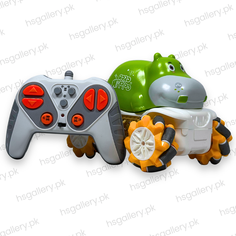 Cute Animal Remote Control Stunt Car with Mecanum Wheels