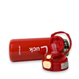 Jifendi Luck Steel Water Bottle | Flip Lid Bottle Pakistan | RED 3