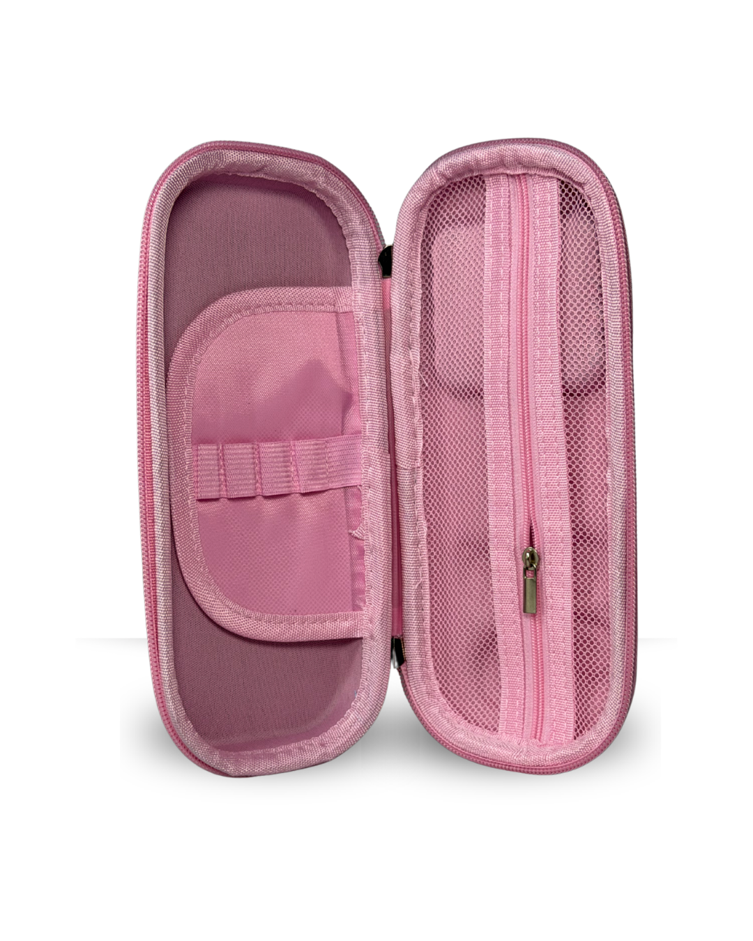 Frozen Elsa & Anna Pink & Blue Pencil Case with Built-in Calculator – School Pouch for Girls | Pink