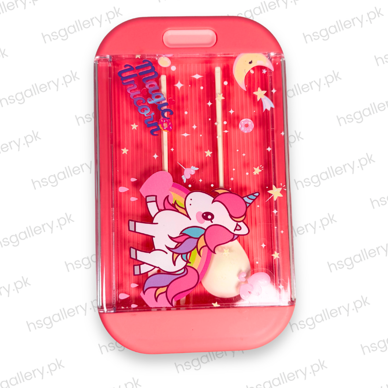 Cute Magic Unicorn 2-Compartment Bento Lunch Box with Cutlery