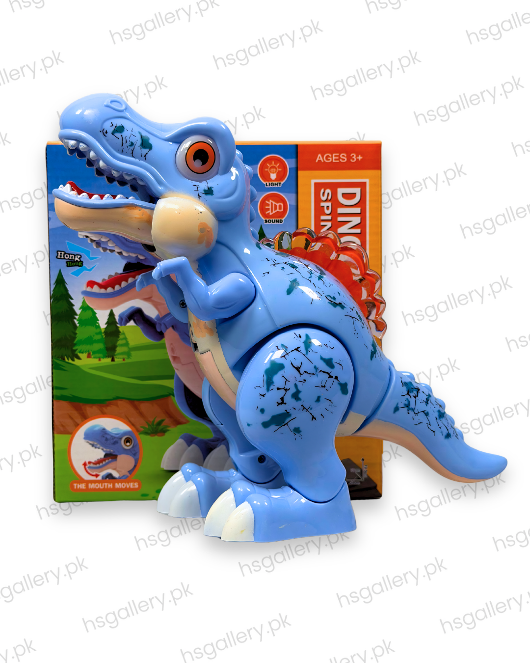 Interactive Electric Spinosaurus Dinosaur Toy with Lights & Roaring Sound