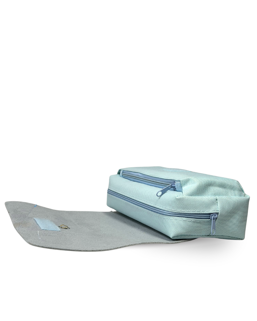Premium "Star Girl" Aesthetic PU Pouch – Large Capacity College Pencil Case | Pastel Blue