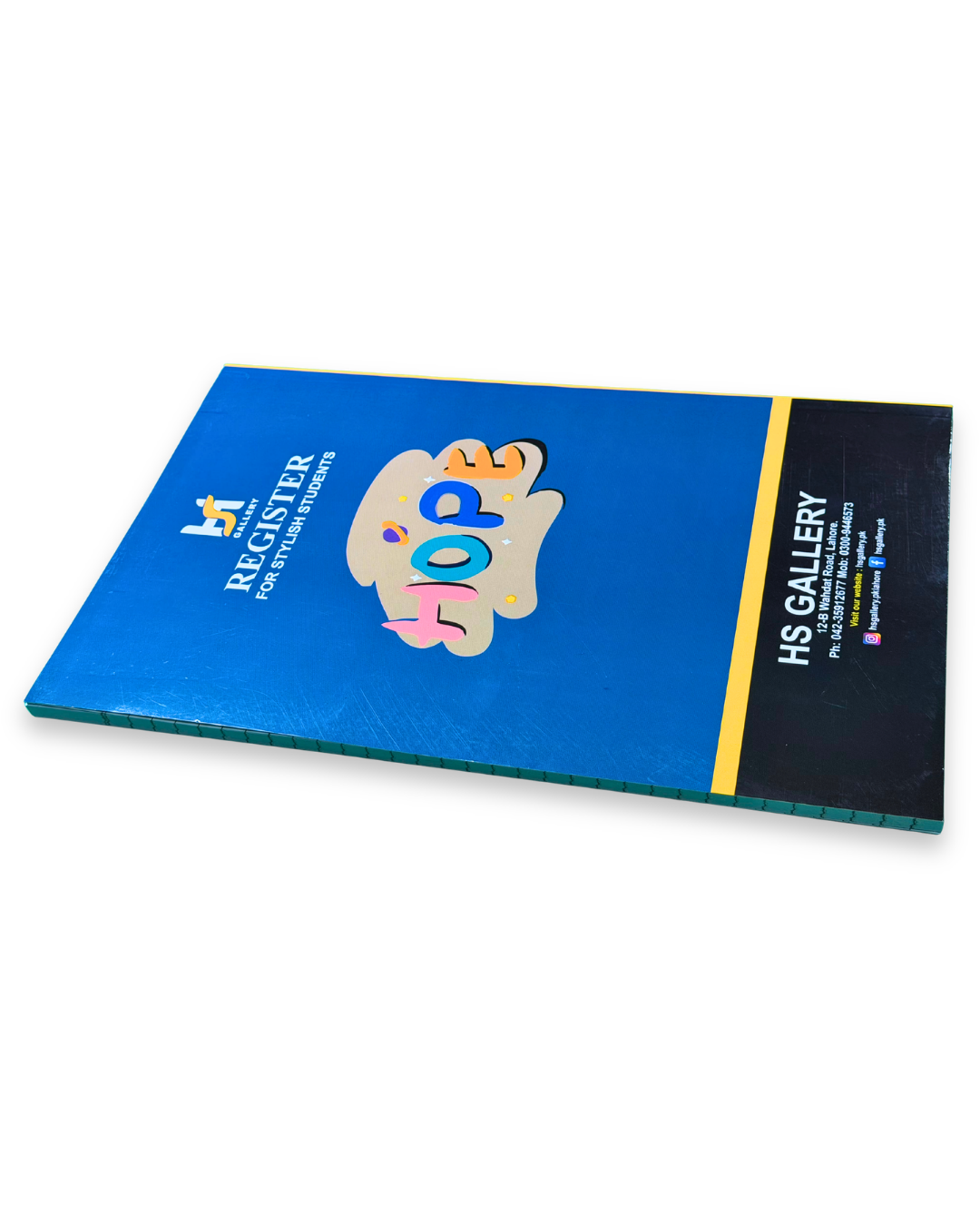 HS Gallery "HOPE" Glue-Bound Student Register / Notebook