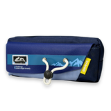 Brave Mountain Adventure Canvas Pencil Case with Toggle Lock  | Large Stationery Pouch | Navy Blue 1