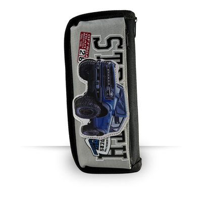 4x4 Offroad Bronco Truck 3D Embossed Pencil Case – Premium Large Capacity Pouch | Black