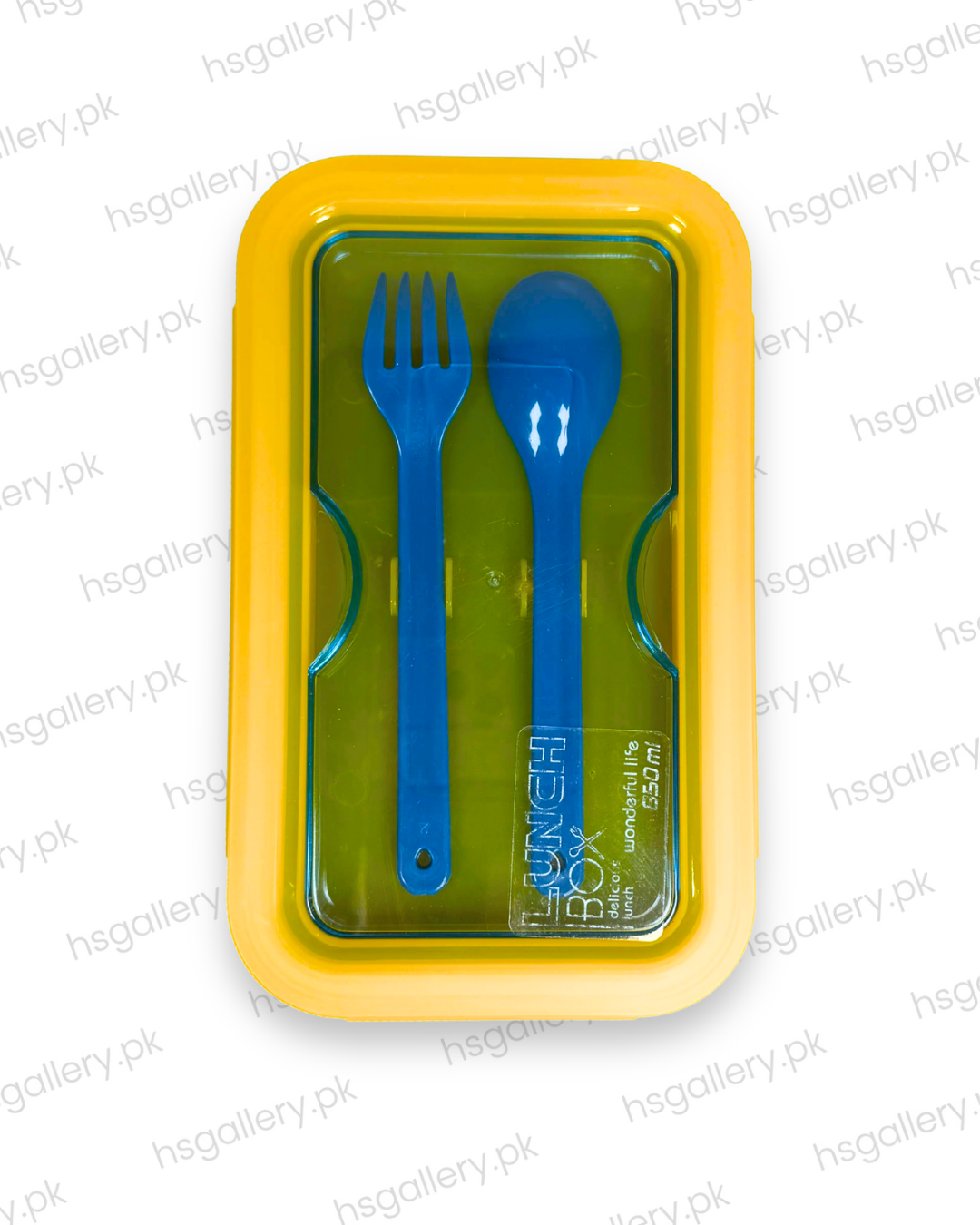 Japanese Style 850ml 2-Compartment Bento Lunch Box with Cutlery