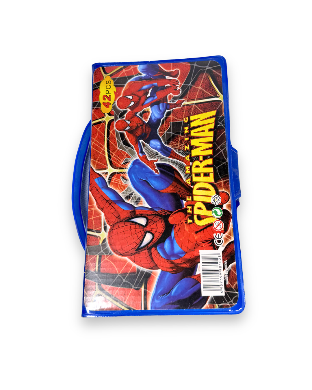 Spider-Man snack package on a white background