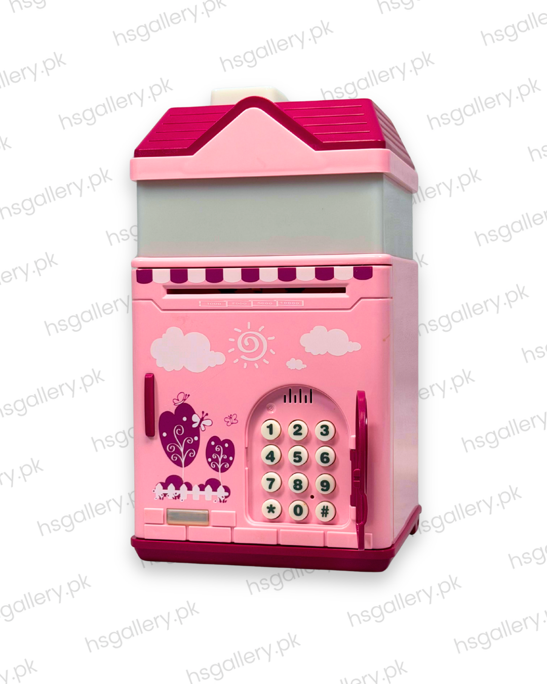 Secret House Electronic Password Piggy Bank Safe Box | PINK